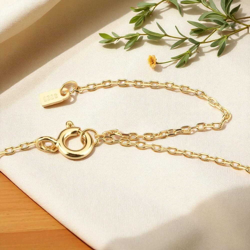 Custom Letter 18K Gold Necklace