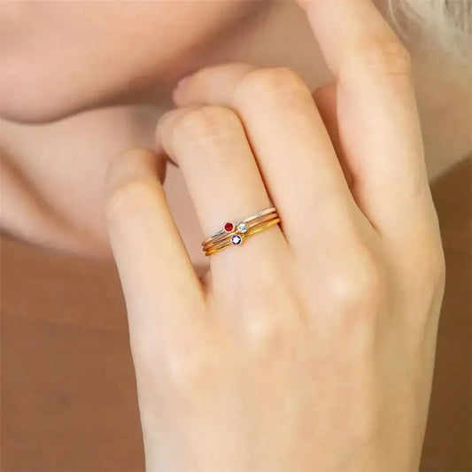Minimalist Birthstone Ring