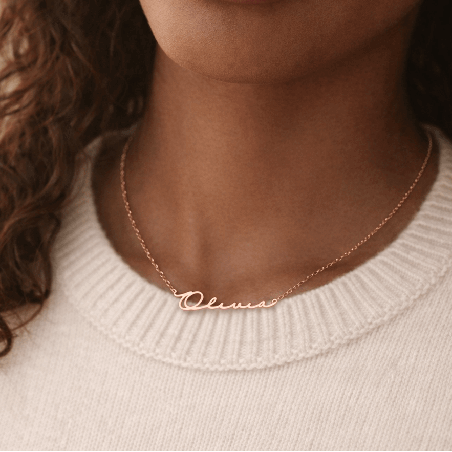 Personalized Stainless Steel Name Necklace